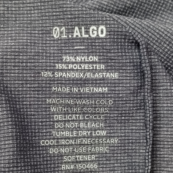 01.Algo Performance Short Sleeve Button Up Shirt Men's Sz M - Picture 4 of 7